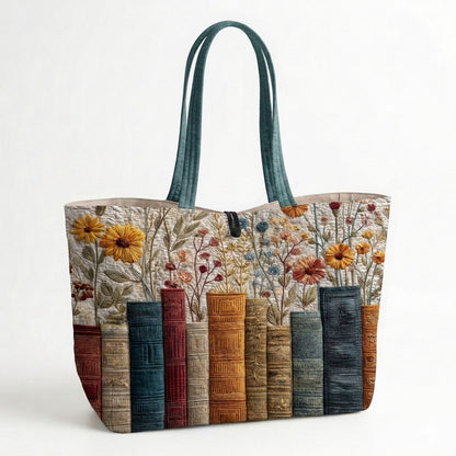 Garden Library Quilted Classic Tote Bag SN0DK048