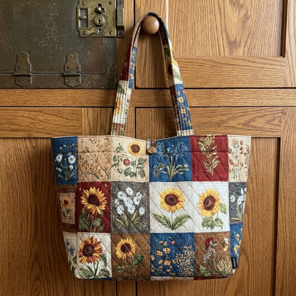Garden Mosaic Quilted Classic Tote Bag SN0K001