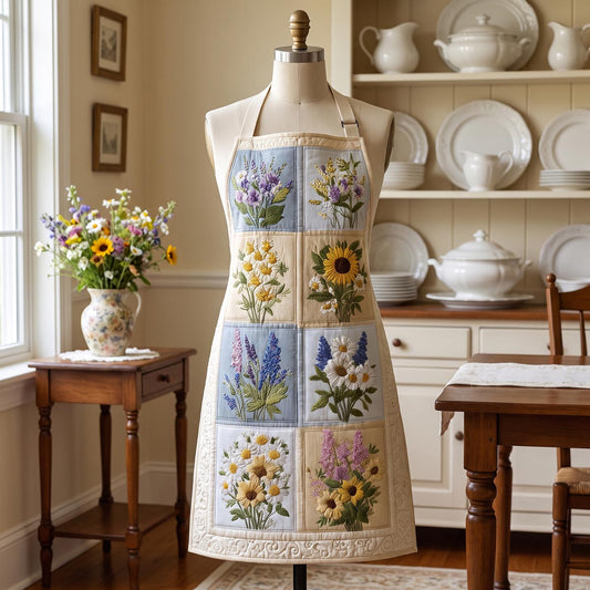 Garden Patchwork Quilted Apron SN0DV094