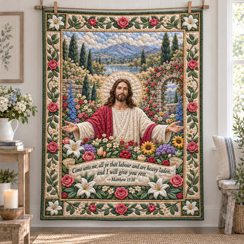 Garden Saviour Quilted Blanket SN0HH0872