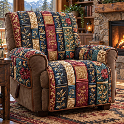 Garden Spine Library Quilted Sofa Cover SN0PT1444