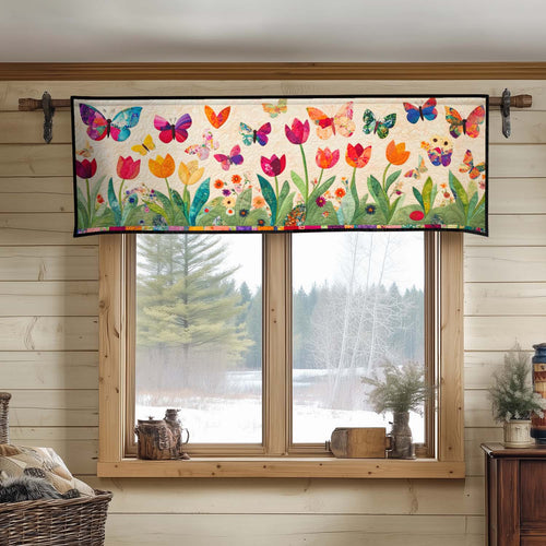 Garden Whimsy Quilted Valance NCU0VH3782