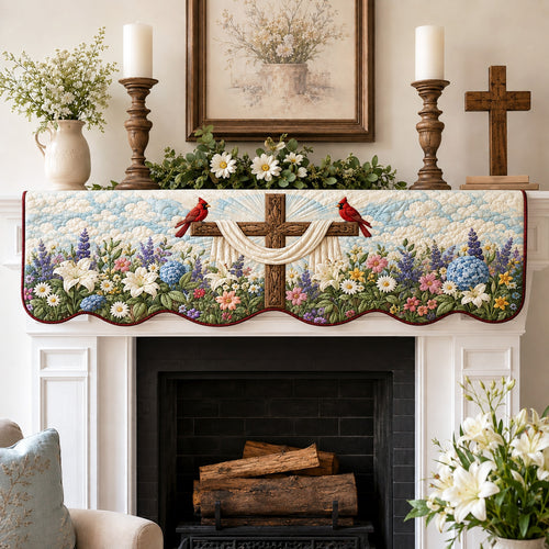 Garden of Grace Quilted Mantel Scarf SN0TV241