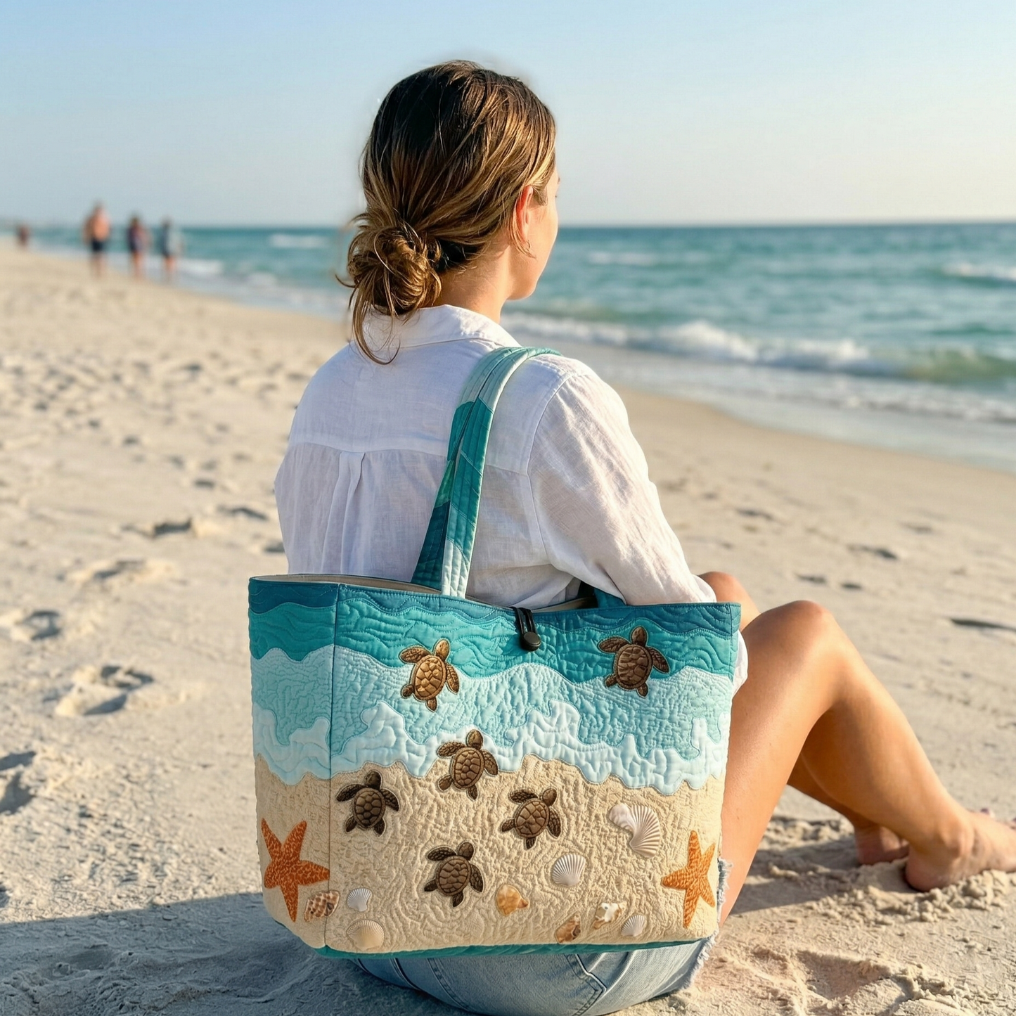 Ocean Spirit Quilted Classic Tote Bag SN0DV026