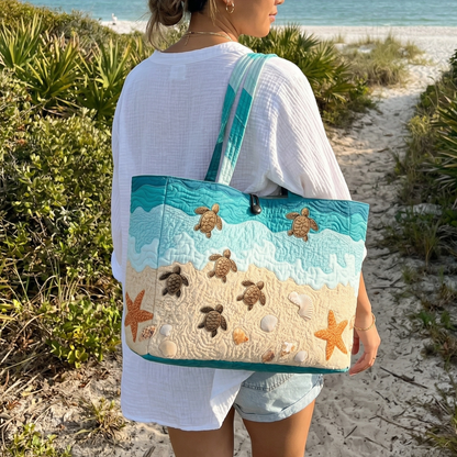 Ocean Spirit Quilted Classic Tote Bag SN0DV026