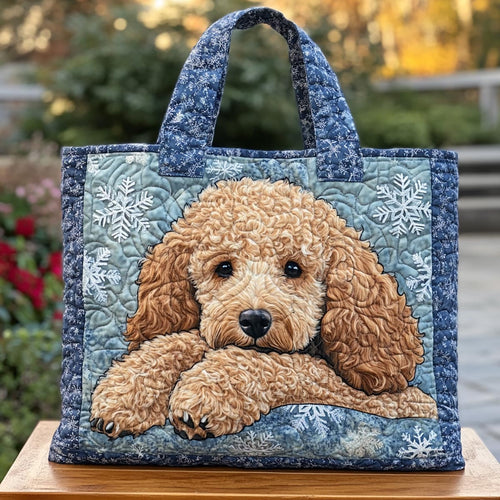 Gentle Poodle Quilted Tote Bag NCU0DK10117