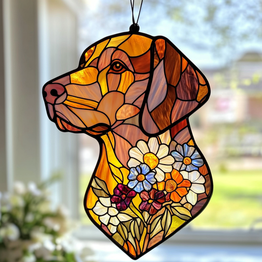 Gentle Retriever Glow - Window Hanging Suncatcher NCU0PD152