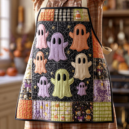 Ghostly Gathering Quilted Apron SN0DV111