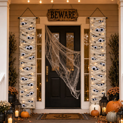 Ghostly Moonlight Welcome Door Banner SN0PT256