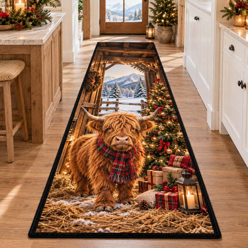 Gifting Highland Cow Runner Carpet SN0HH0931