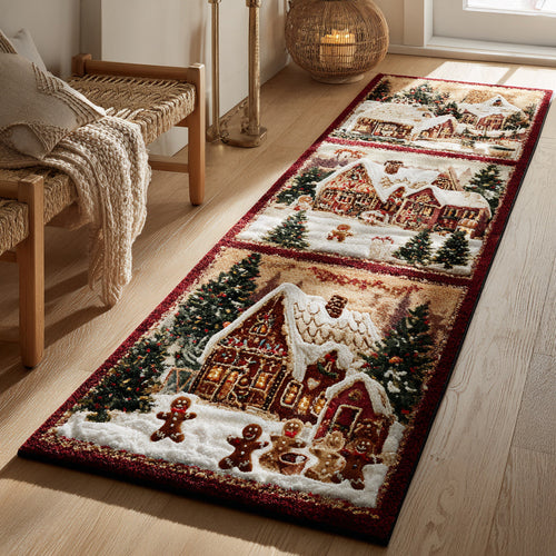 Gingerbread Man Cottage Runner Carpet NCU0HH1349