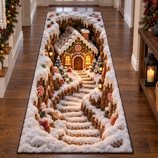 Gingerbread Snowfall Runner Carpet SN0TV531