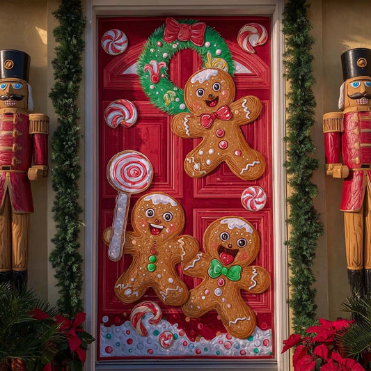 Gingerbread Tale Quilted Door Cover NCU0DK11251