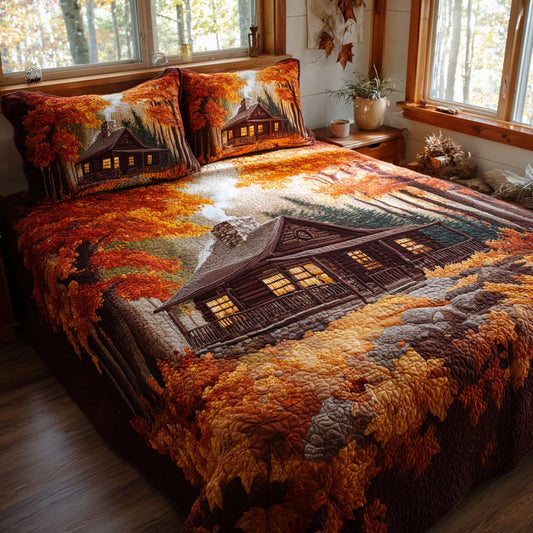 Glowing Windows 3-Piece Quilted Bedding Set NCU0LV144