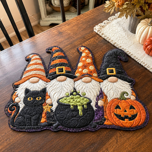 Gnome Cauldron Custom Shape Quilted Placemat SN0TV035