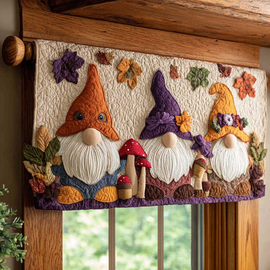 Gnome Parade Quilted Valance NCU0DDK926