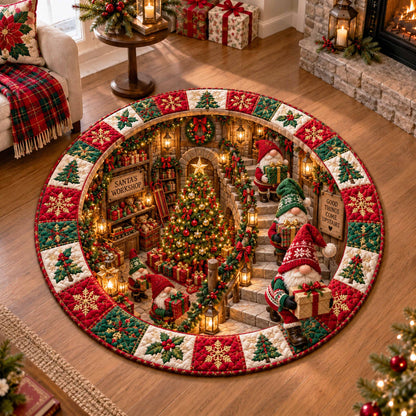 Magic Stories Quilted Round Mat NCU0SN010