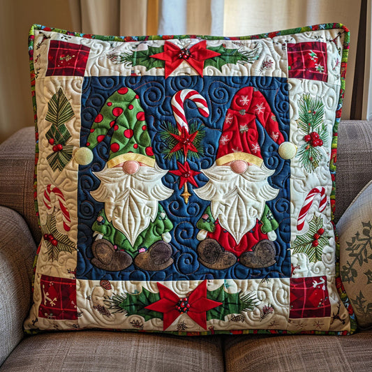 Gnome Sweet Gnome Quilted Pillow Case NCU0TL614