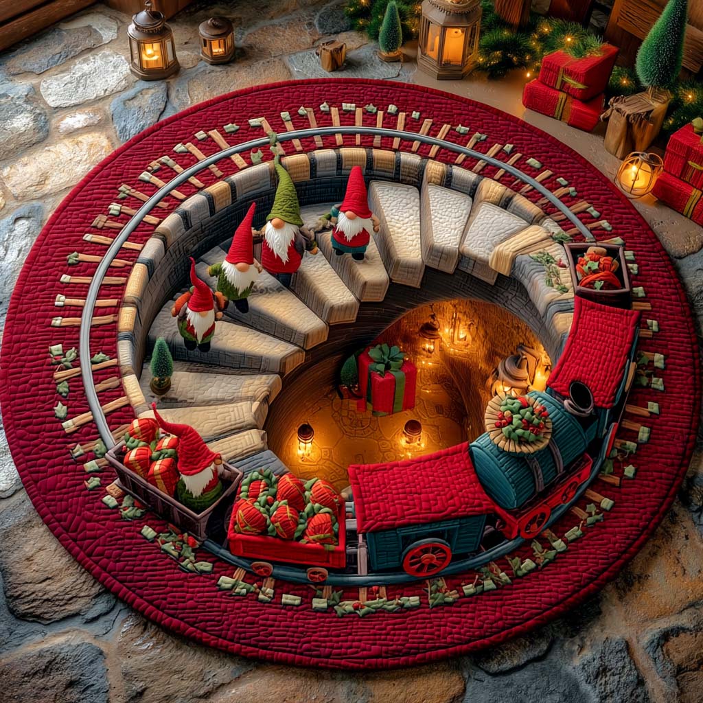 Gnome Tunnel Express Round Carpet NCU0XD1430