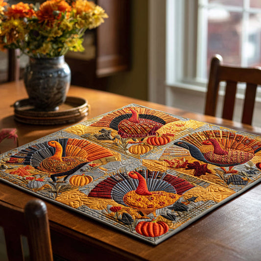 Gobble Gala Quilted Table Topper NCU0PTT1121