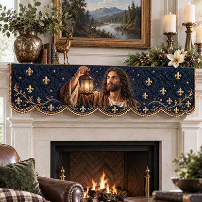 God Hope Quilted Mantel Scarf SN0TD608