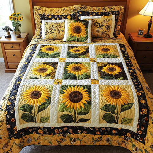 Golden Bloom Duvet Cover Set NCU0DV270