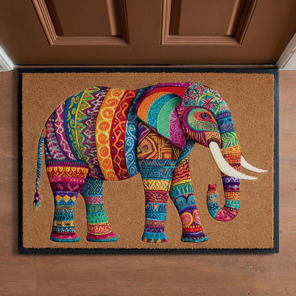 Golden Elephant Doormat NCU0DK10183