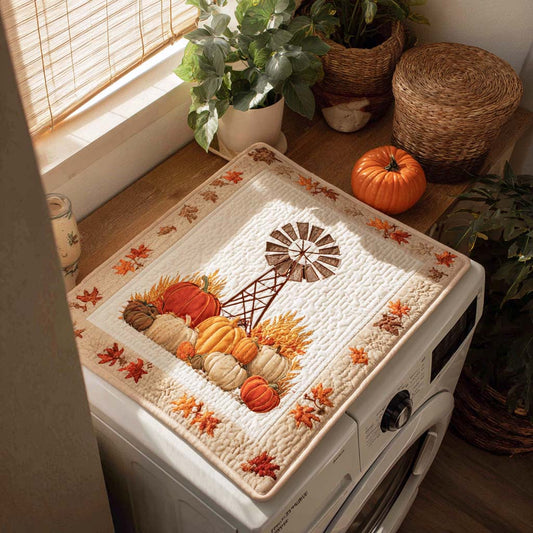 Golden Fall Vibes Quilted Washer and Dryer Cover NCU0NTD051
