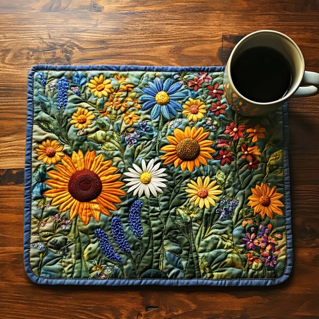 Golden Glow Quilted Placemat NCU0DV556