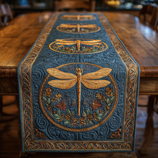 Golden Grove Quilted Table Runner NCU0NTV375