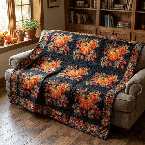 Golden Harvest Fields Quilted Blanket SN0PT192