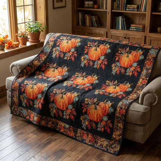 Golden Harvest Fields Quilted Blanket SN0PT192
