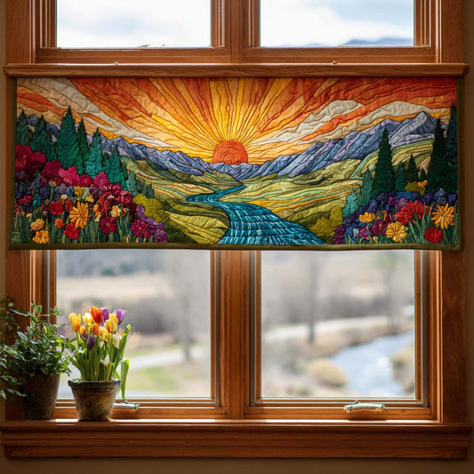 Golden Horizon Quilted Valance NCU0DDK720