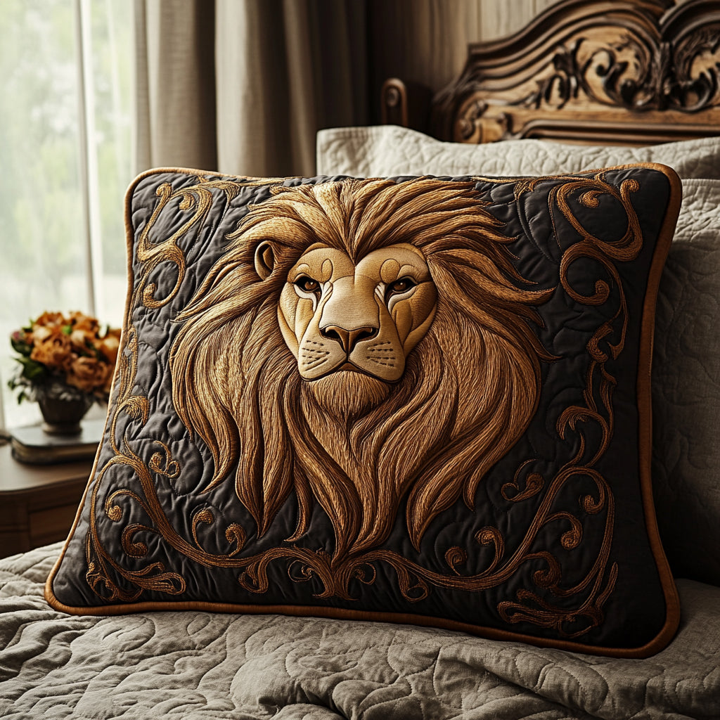 Golden Mane Quilted Bedding Pillow Case NCU0DV3327