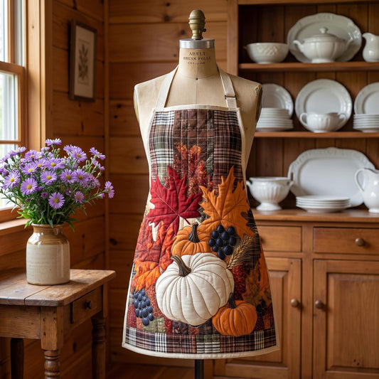 Golden Pumpkin Quilted Apron SN0DV083