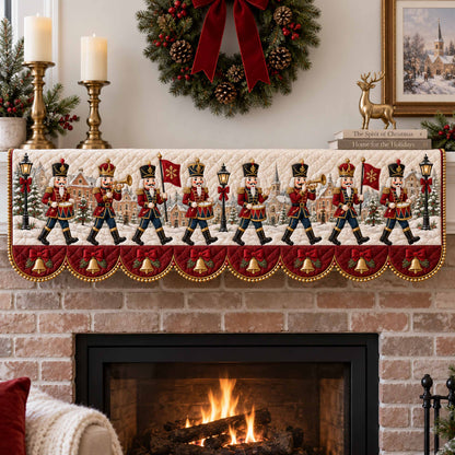 Golden Regiment Quilted Mantel Scarf SN0TD1077
