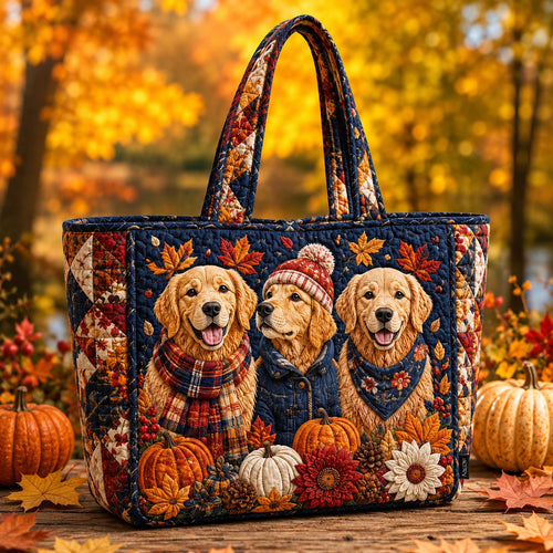 Golden Retriever Breeze Quilted Classic Tote Bag SN0HH0002