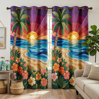 Golden Shore Quilted Curtains NCU0ND97