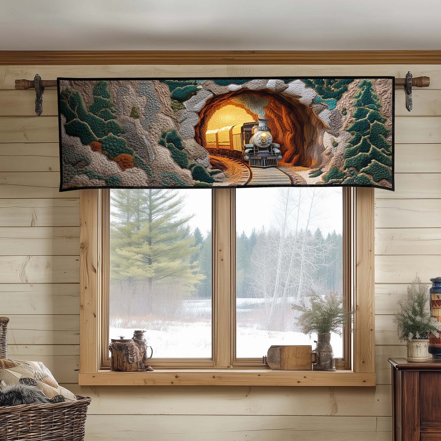 Golden Tunnel Express Quilted Valance NCU0XD1584