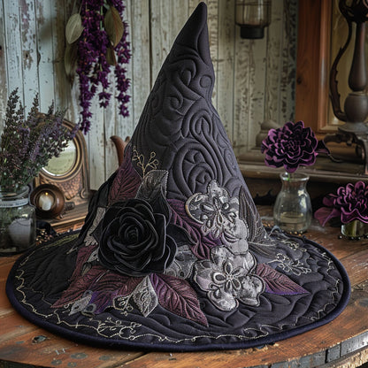 Gothic Blossom Quilted Witch Hat SN0PT568