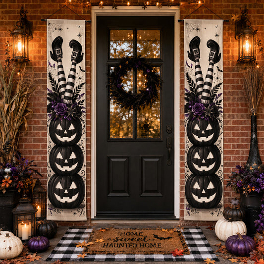 Gothic Harvest Welcome Door Banner SN0PT257