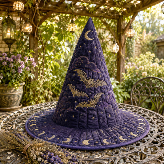 Gothic Magic Quilted Witch Hat SN0TD112