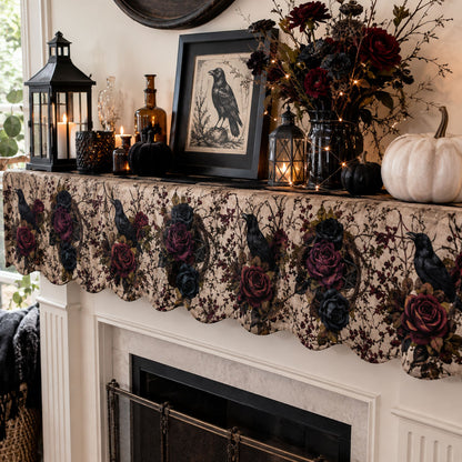 Gothic Rose Garden Mantle Scarf SN0PT677