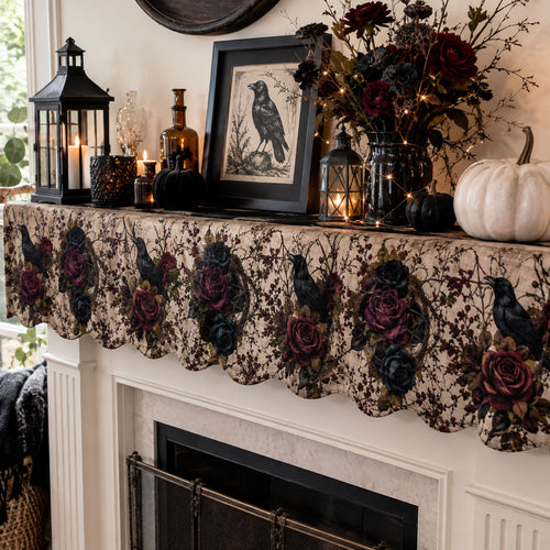 Gothic Rose Garden Mantle Scarf SN0PT677