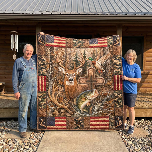 Grace In The Wild Quilted Blanket SN0DV047