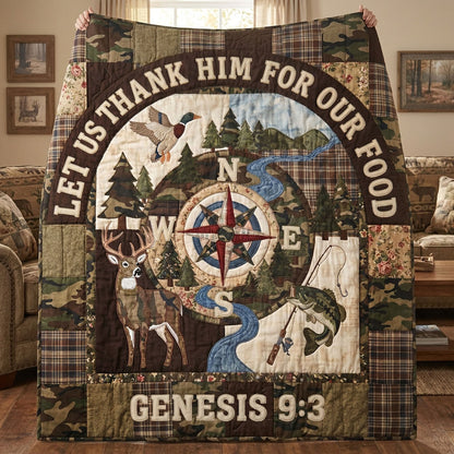 Grateful For Every Blessing Quilted Blanket SN0PT057