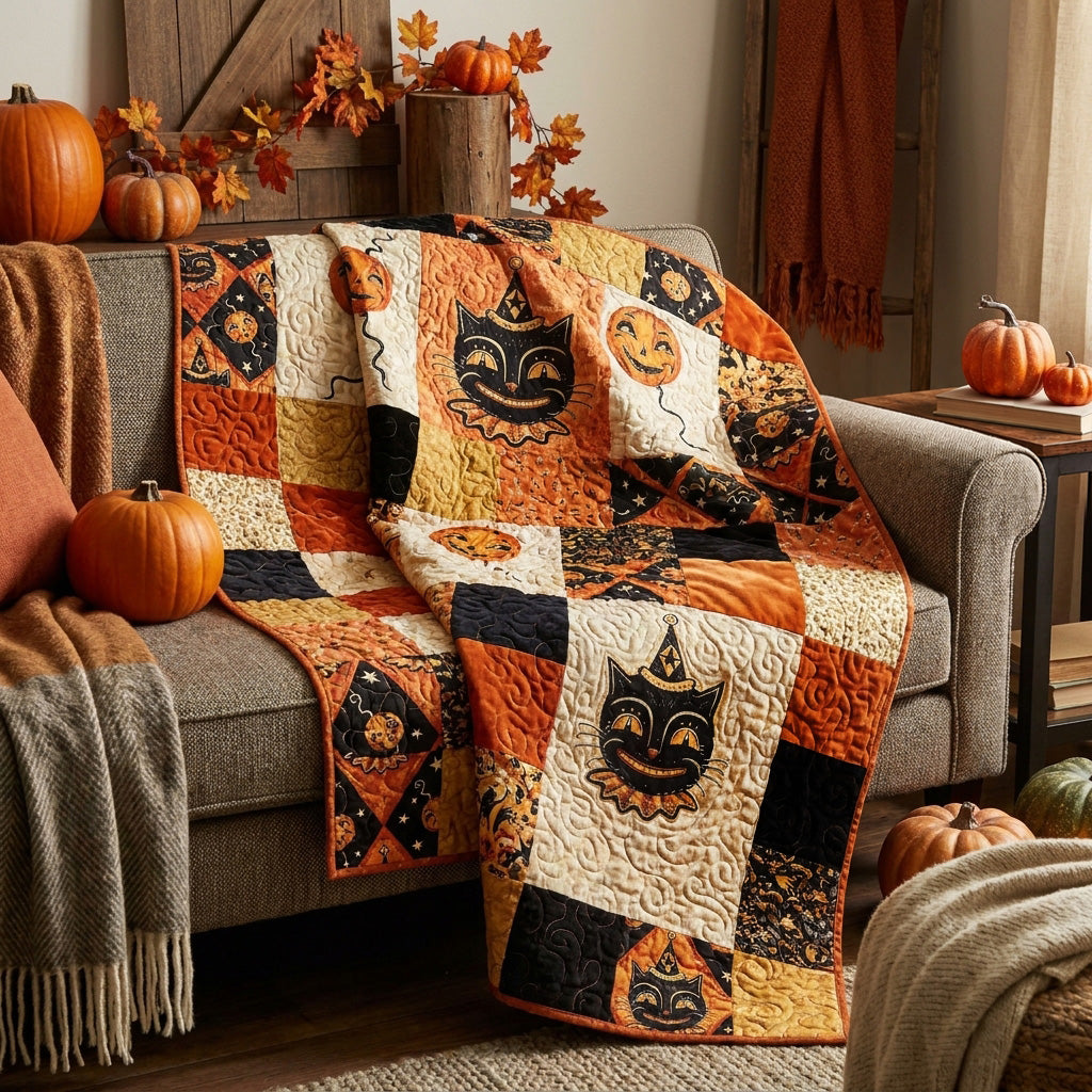 Grinning Jack Society Quilted Blanket SN0PT193