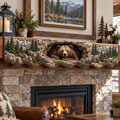 Grizzly Stone Den Quilted Mantel Scarf SN0PT1407