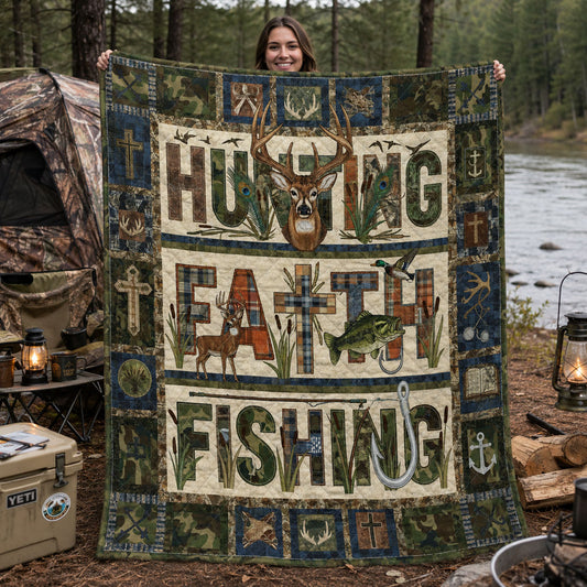 Grounded In Faith Quilted Blanket SN0PT069