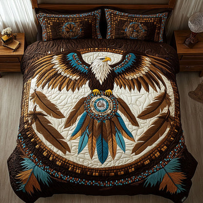 Guardian of Dreams 3-Piece Quilted Bedding Set NCU0PT2944